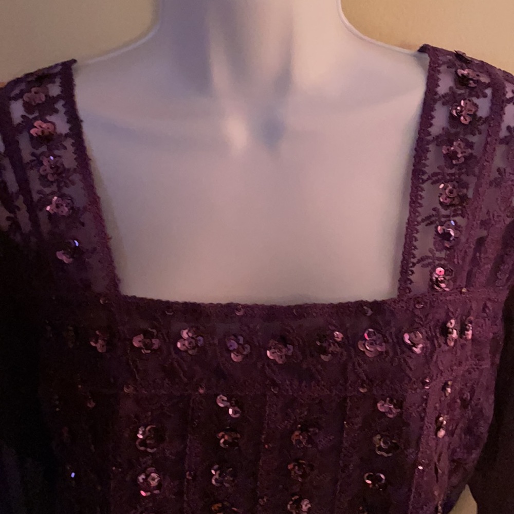 Pyramid Collection Purple Top